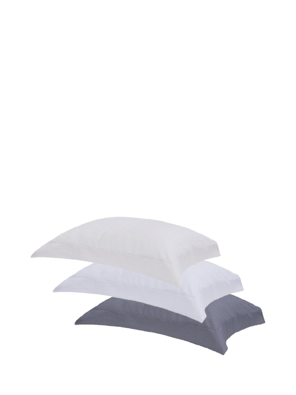 Fronha Damask Stripes 50x90 cm Cetim 300 Fios Bege Buddemeyer