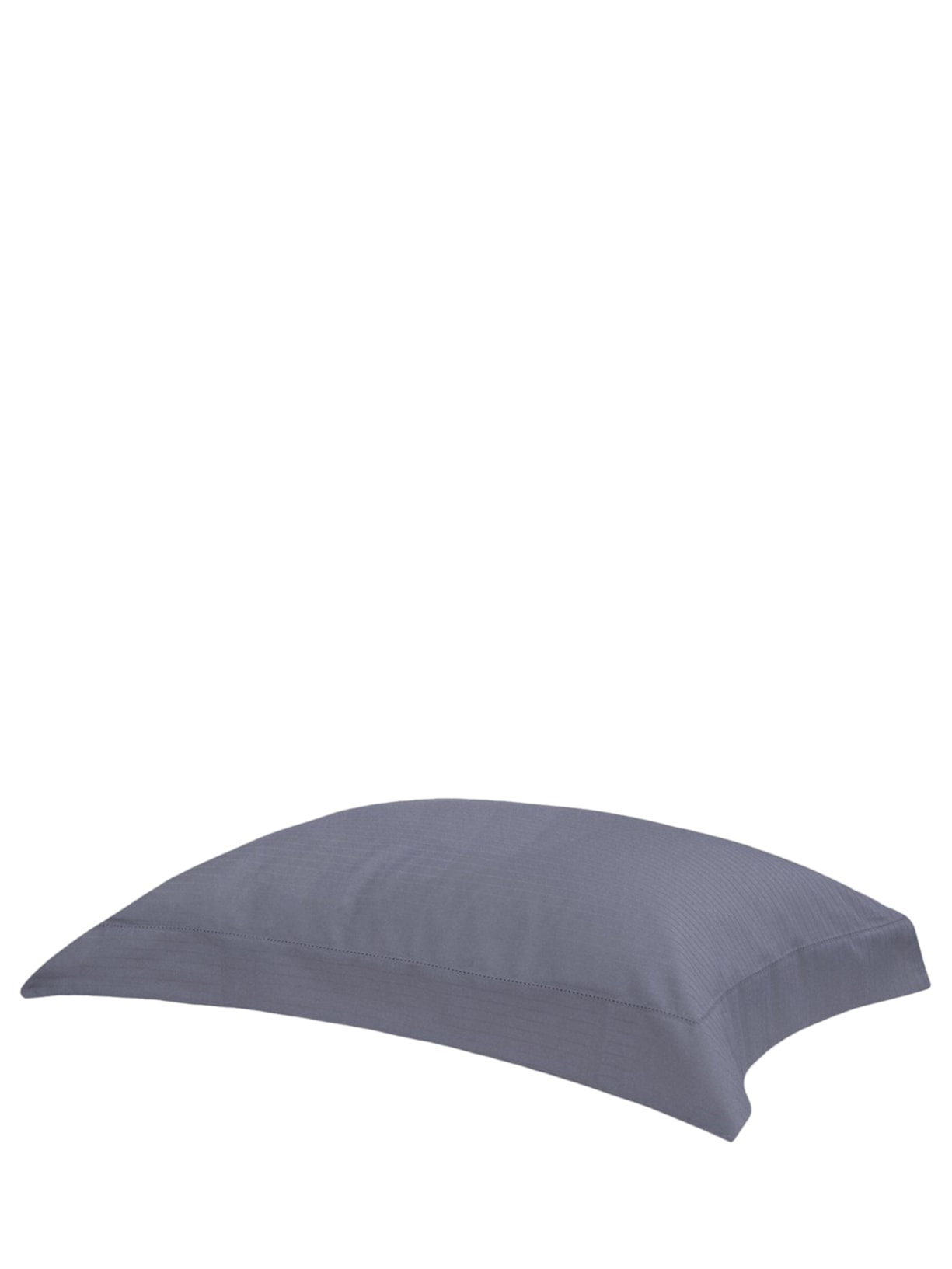 Fronha Damask Stripes 50x90 cm Cetim 300 Fios Cinza Buddemeyer