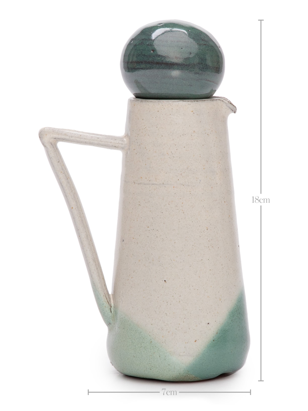 Galheteiro Mergulho Vinagre Em Cerâmica Off White Le Lis Casa