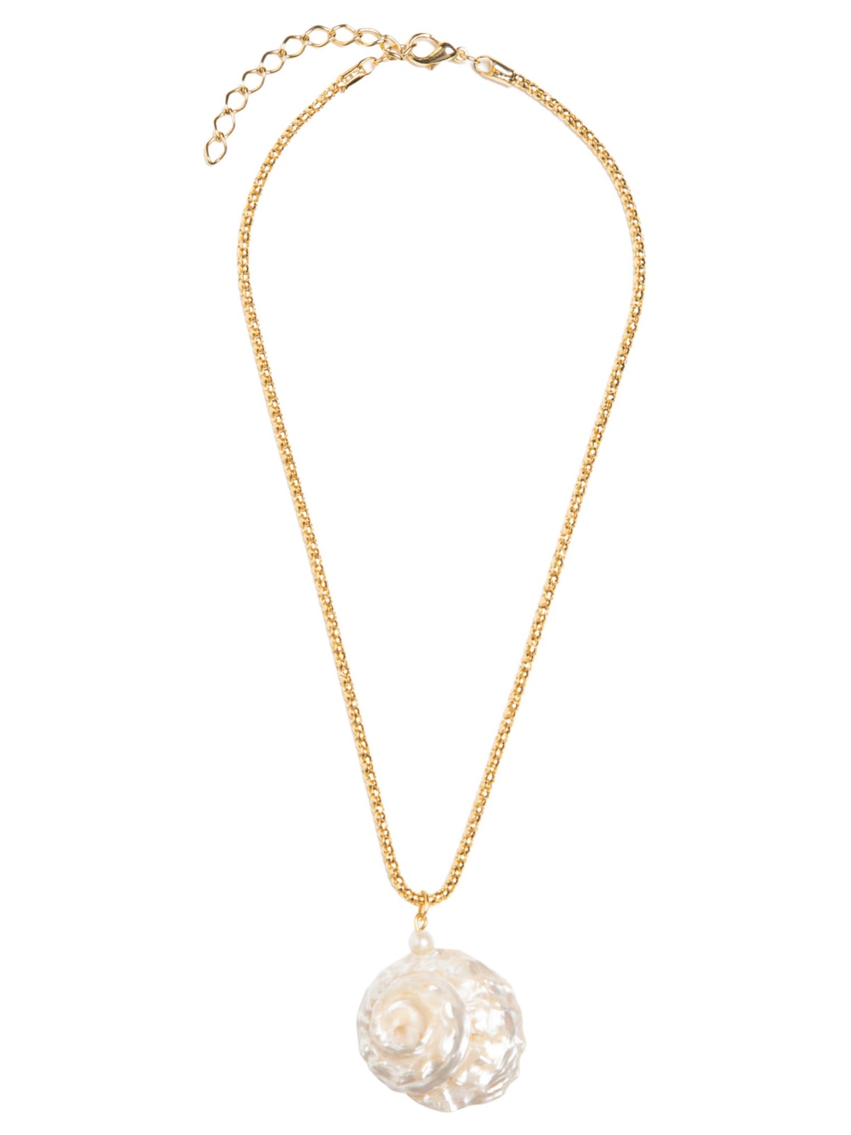 Gargantilha Feminina Concha Natural - Dourado