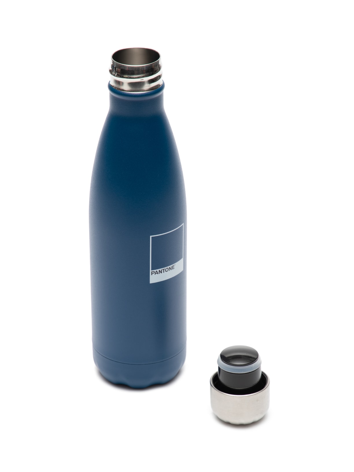Garrafa Chip Em Aço Inox 500 ml Azul Kouda
