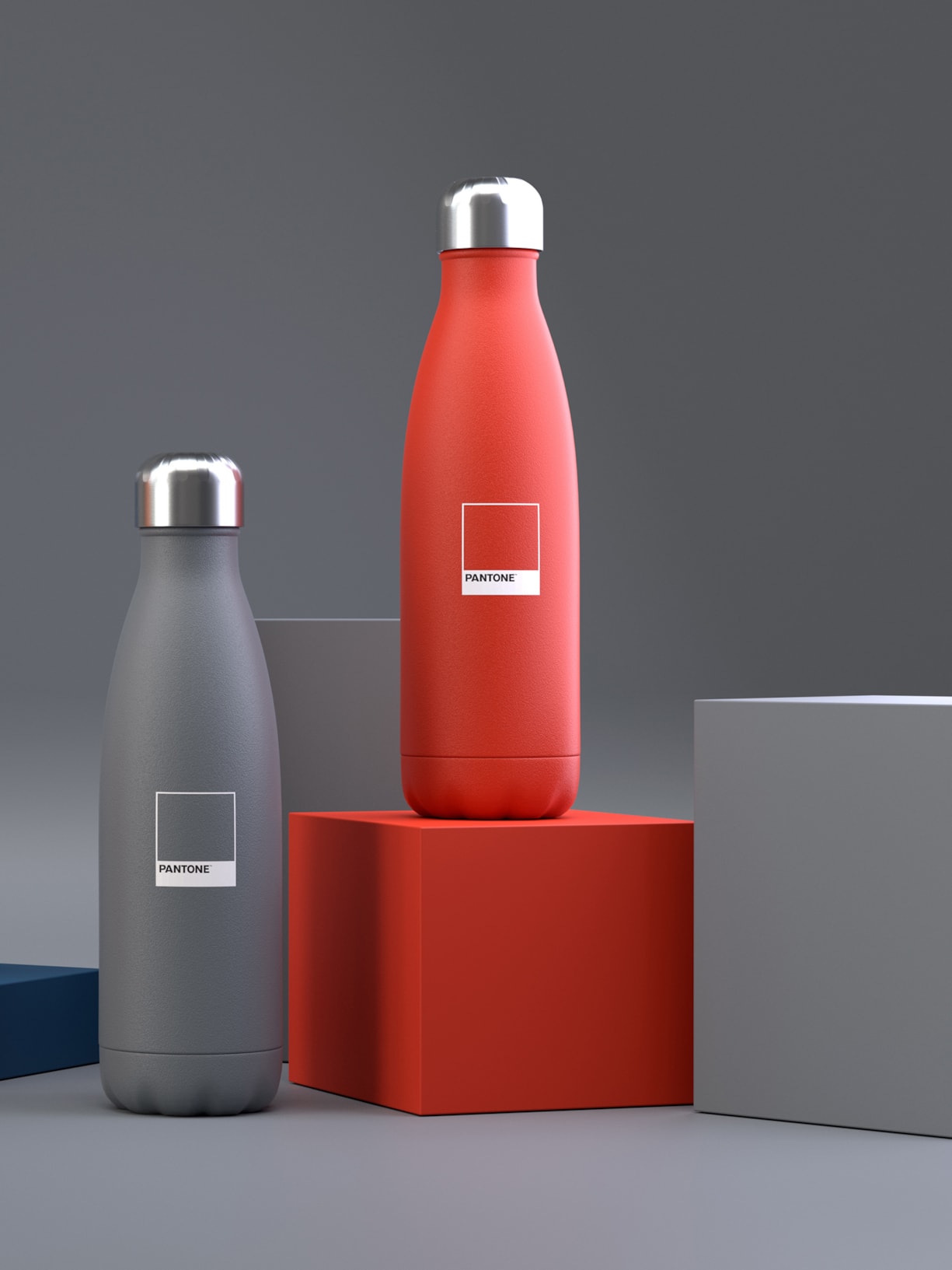 Garrafa Chip Em Aço Inox 500 ml Marrom Kouda