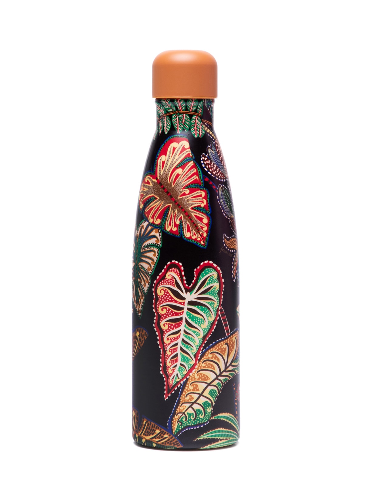 Garrafa Feminina Glub Glub 500ml Folhagem Cool - Preto