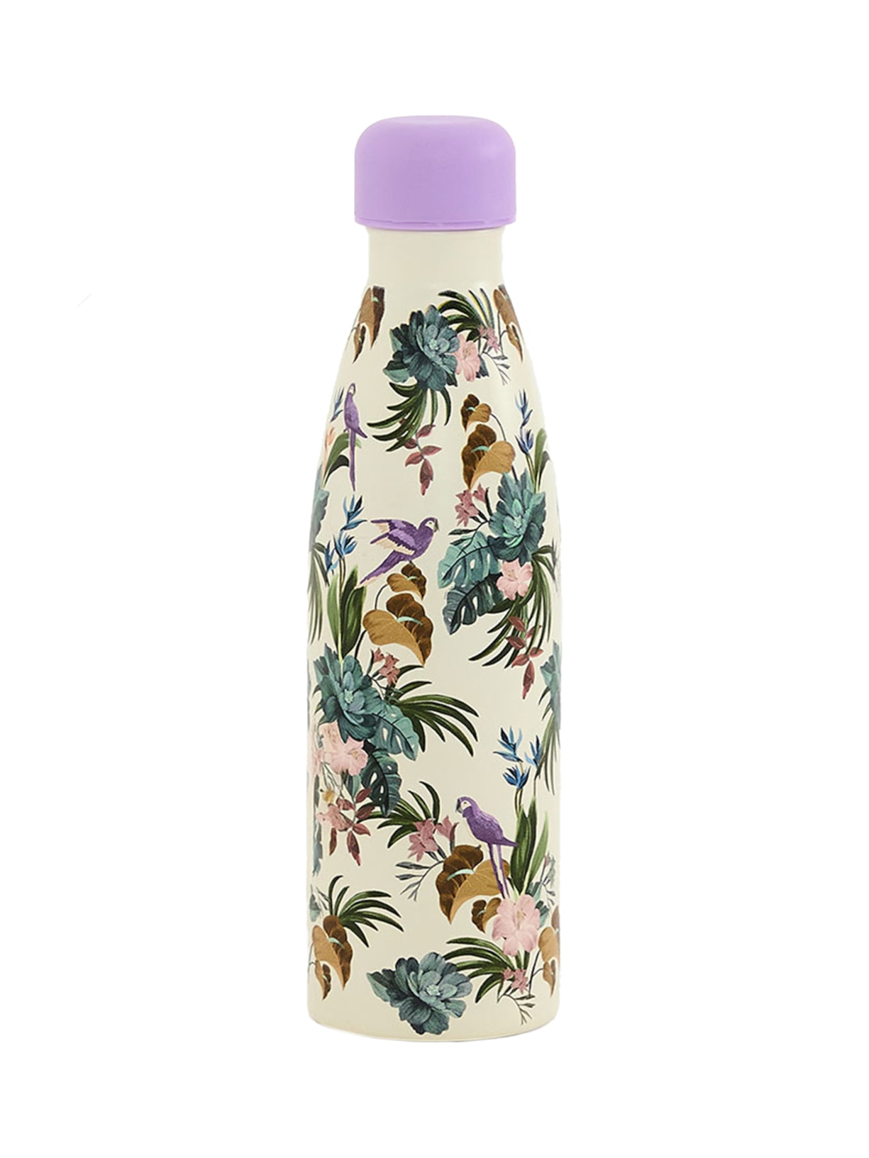Garrafa Feminina Glub Glub 500ML Midnight Macaw Branco Farm Etc