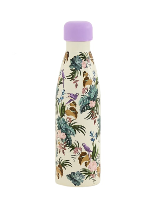 Garrafa Feminina Glub Glub 500ML Midnight Macaw - Branco