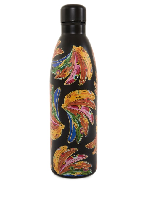 Garrafa Glub Glub 1L Banana Patch - Preto