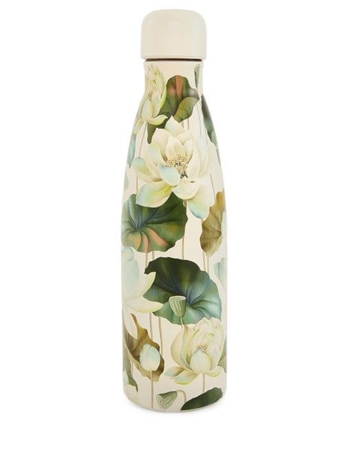 Garrafa Glub Glub 500ML Flor de Lotus - Bege