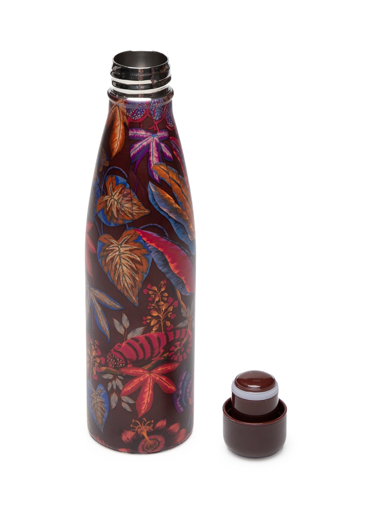 Garrafa Glub Glub 500ml Floral Encanto Vermelho Farm Etc