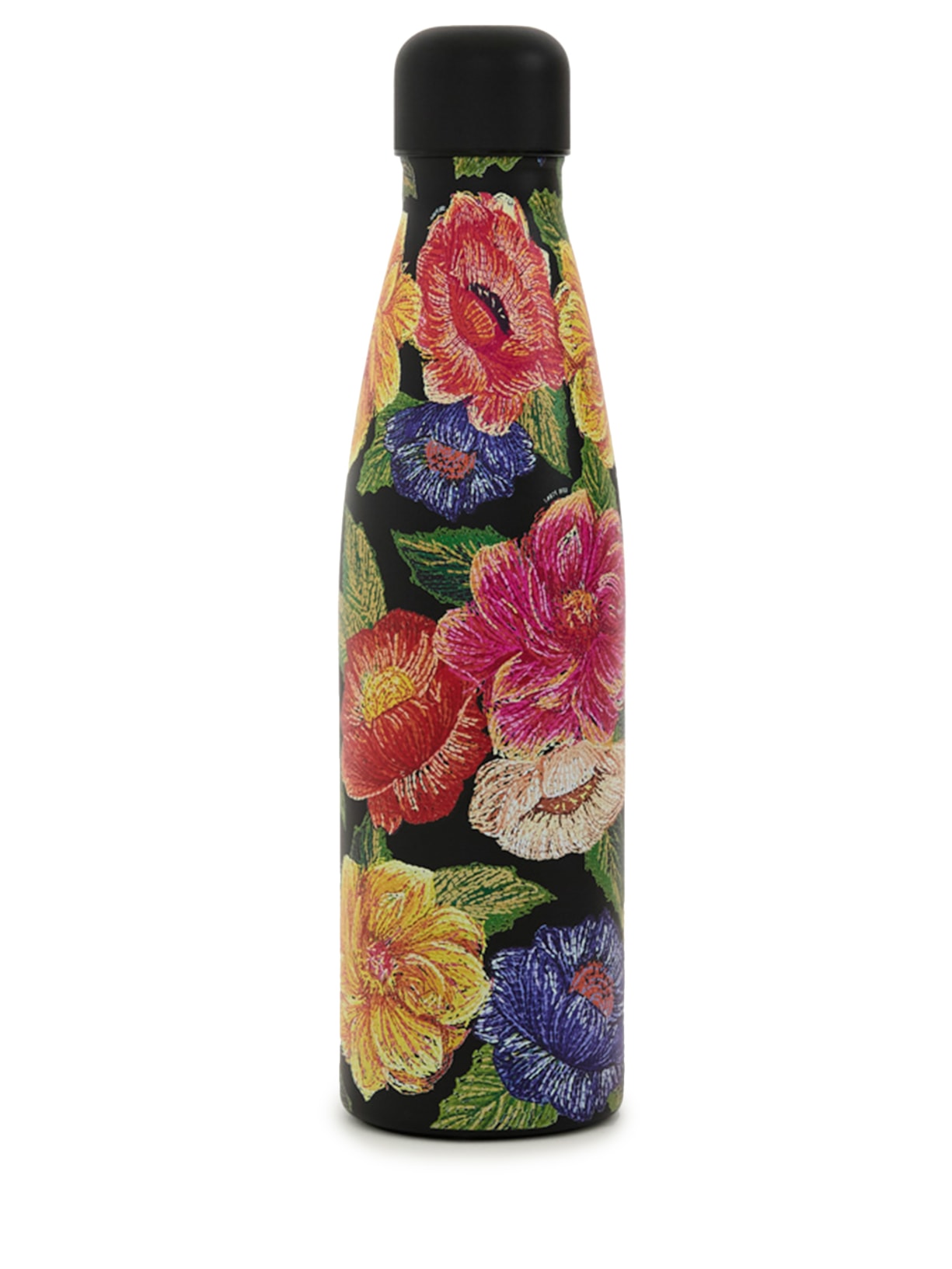 Garrafa Glub Glub 500ML Floral Paraíso Preto Farm Etc