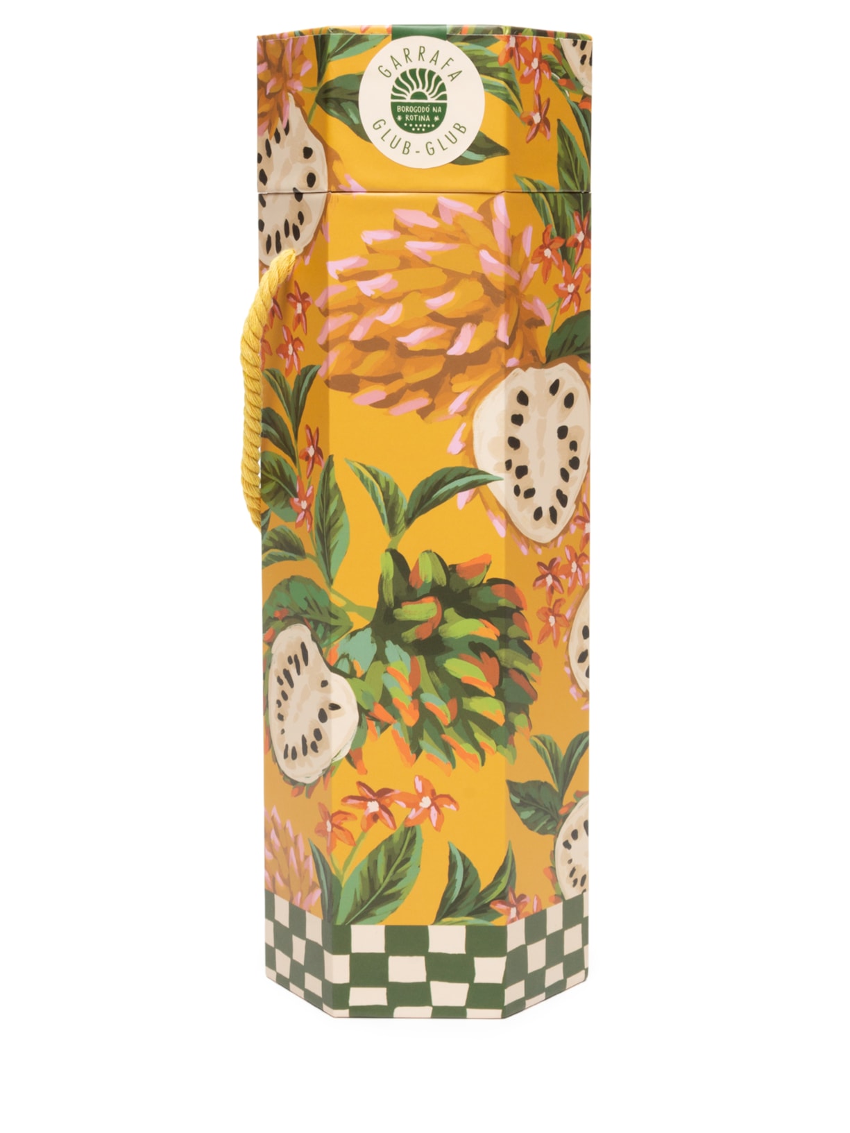 Garrafa Glub Glub 750ML Biriba Amarelo Farm Etc