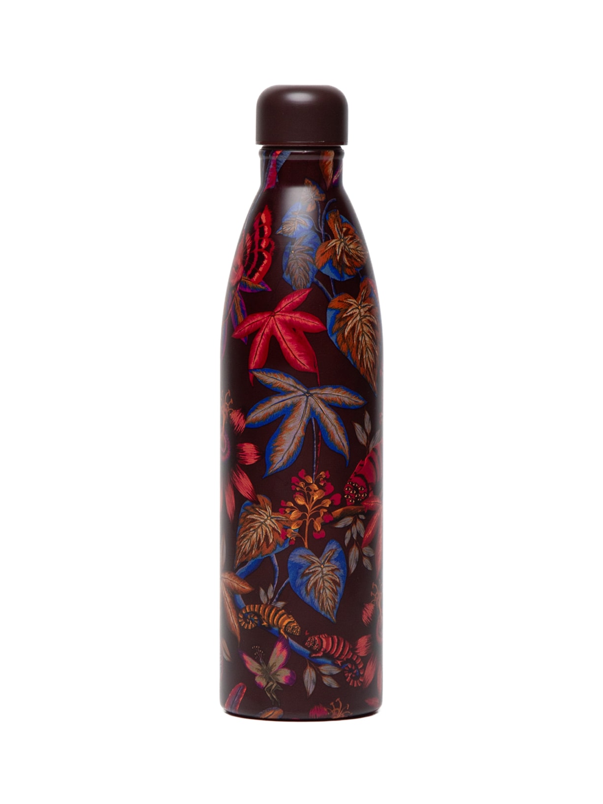 Garrafa Glub Glub 750ml Floral Encanto - Vermelho