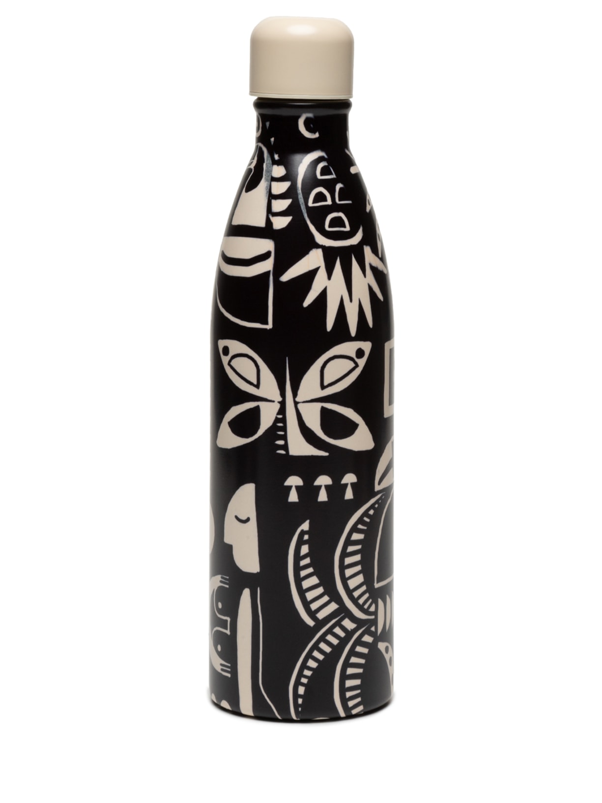 Garrafa Glub Glub 750ML Lenço Tropicano - Preto