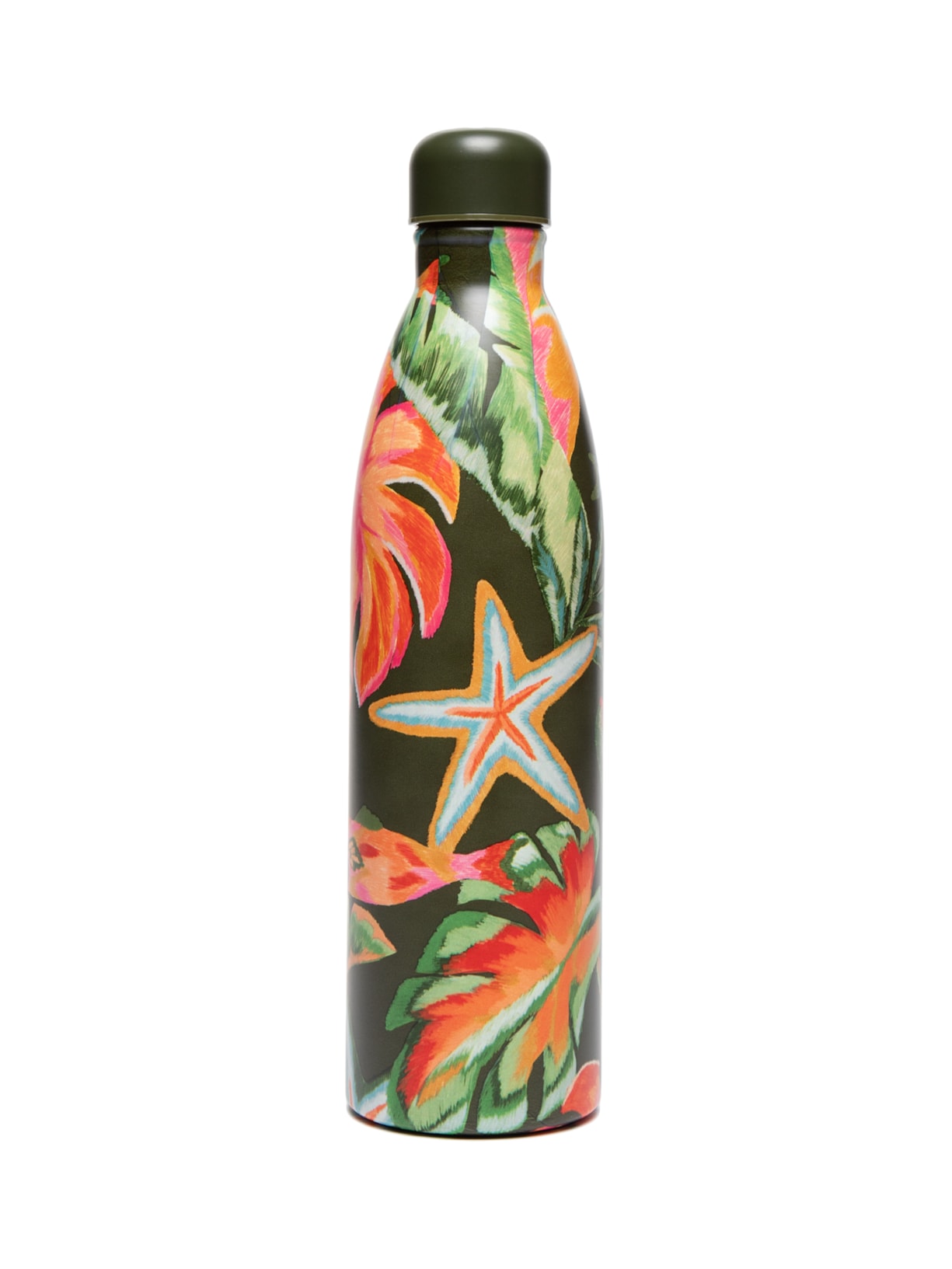 Garrafa Glub Glub 750ml Peixes Pintados - Verde