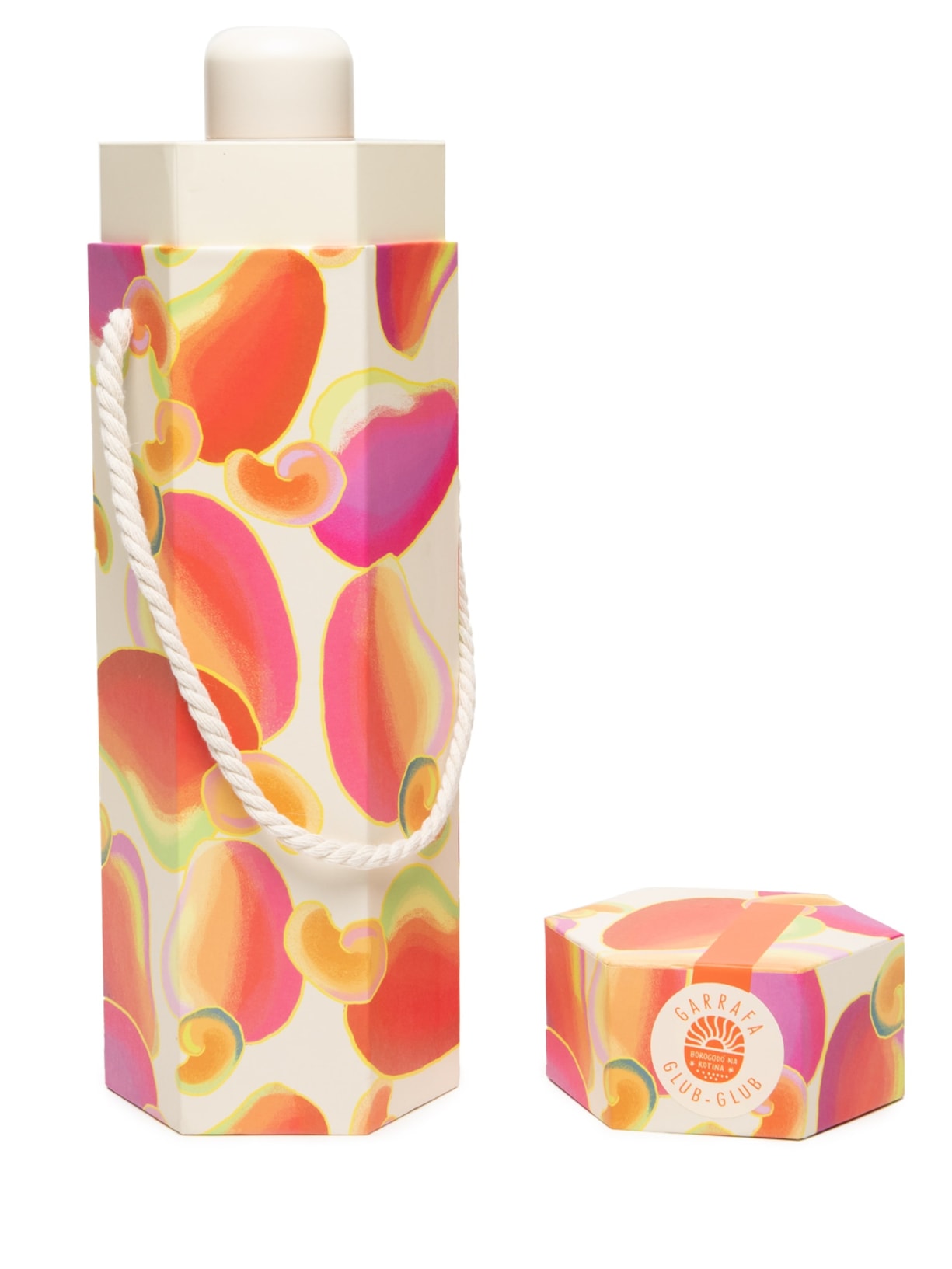 Garrafa Glub Glub 750ML Suco De Caju Branco Farm Etc