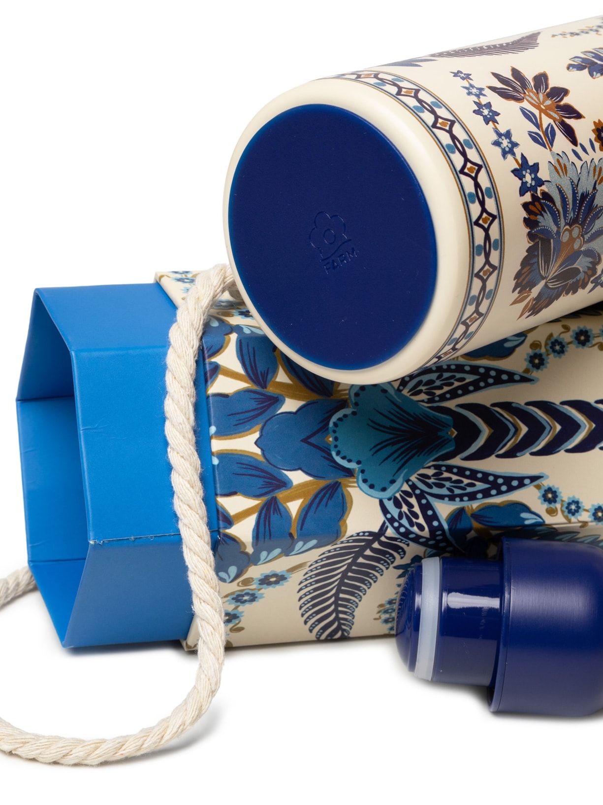 Garrafa Glub Glub Encanto Tropical 500ML Branco Farm Etc