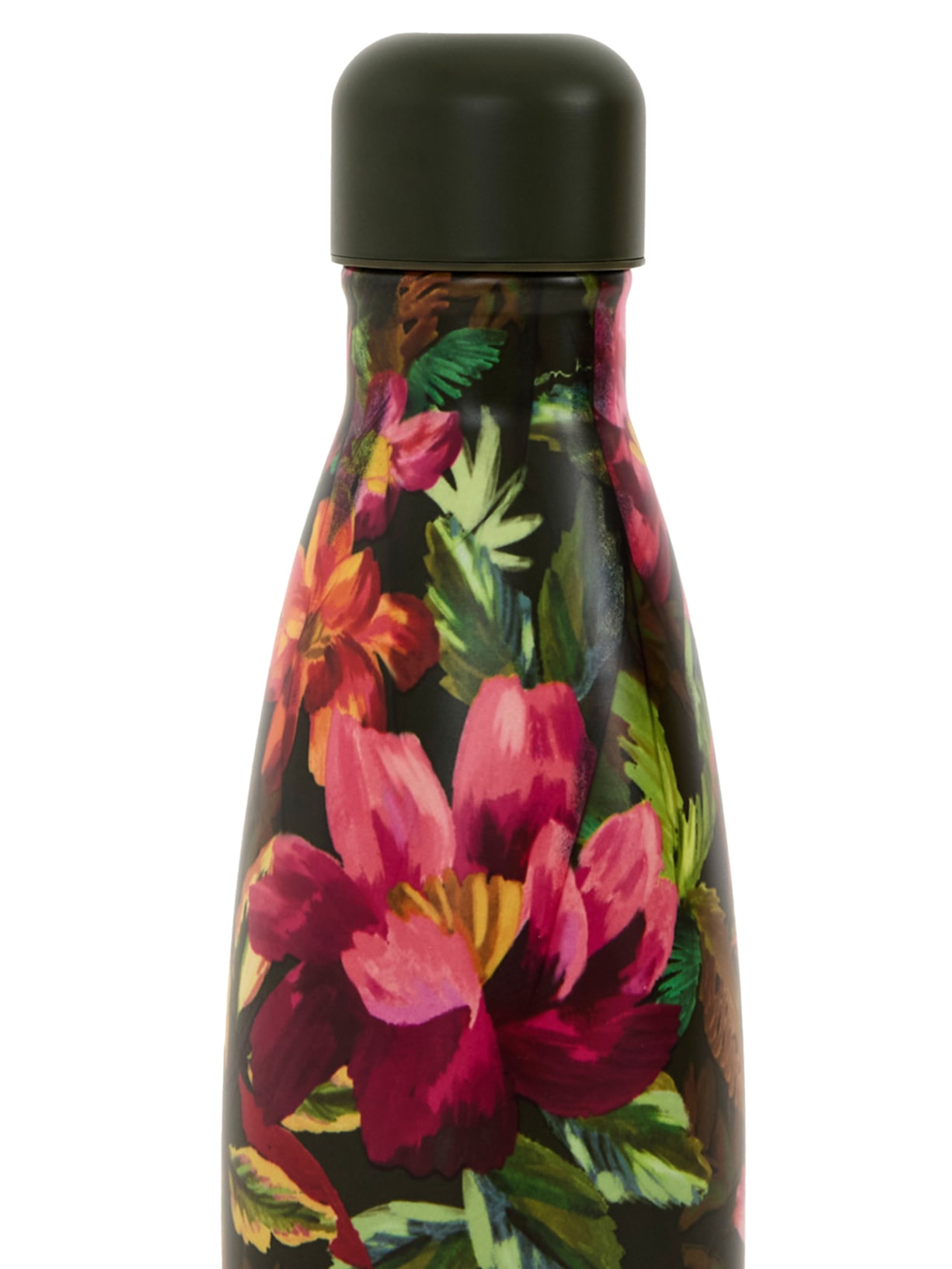 Garrafa Glub Glub Painted Florwers 500ML Verde Farm Etc