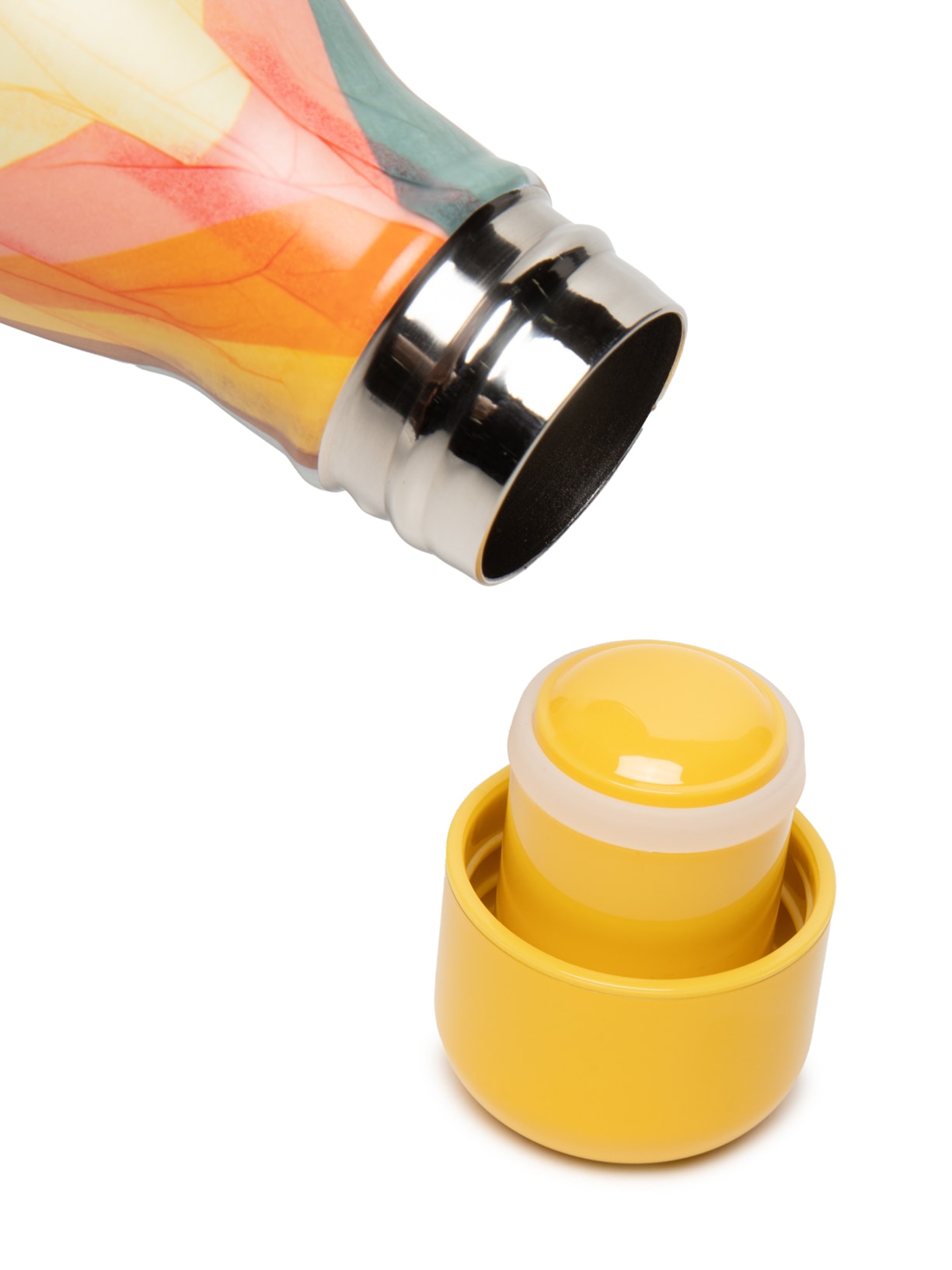 Garrafa Glub Glub Paisagem Carioca 500ML Amarelo Farm Etc