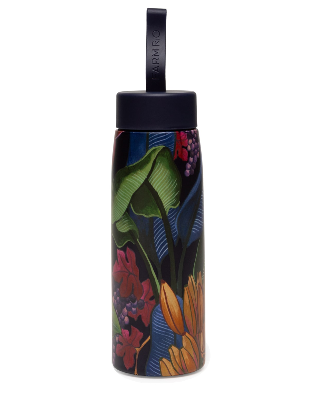 Garrafa Que Sede 500ml Banana Uva - Preto