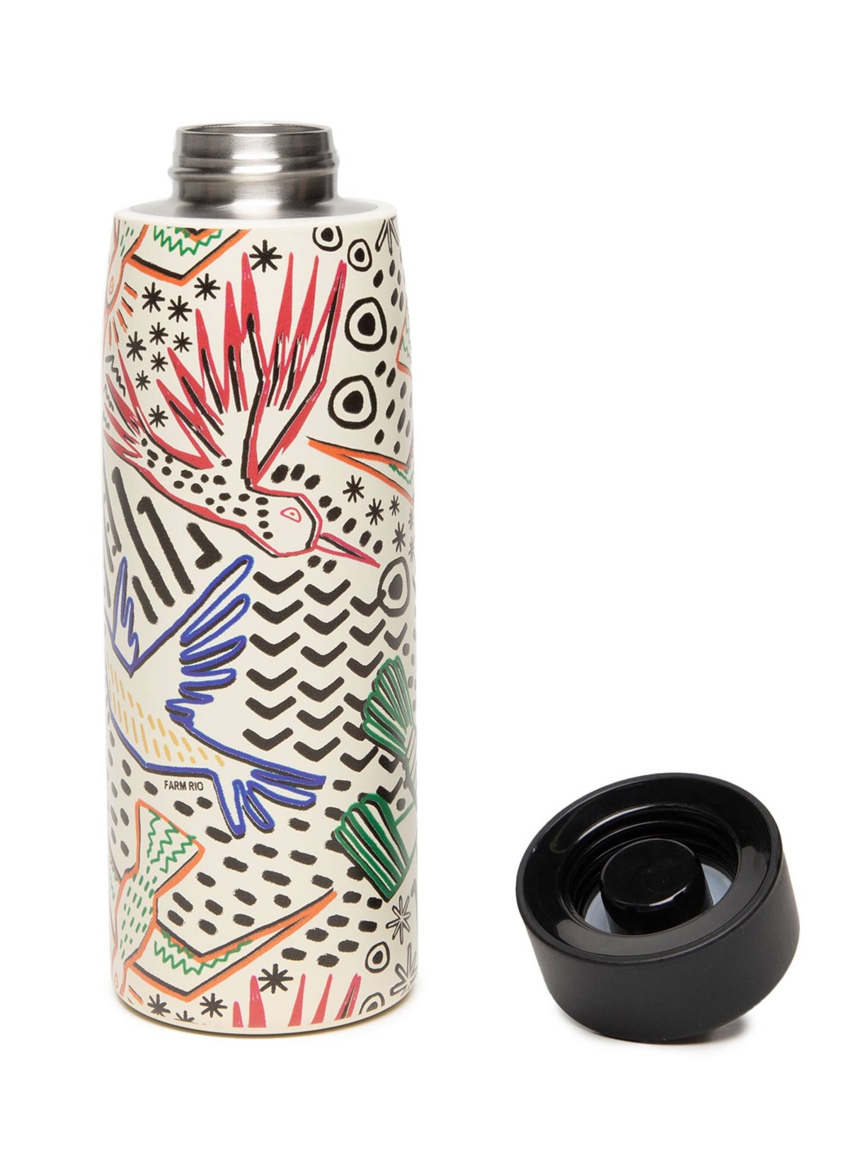 Garrafa Que Sede 500ML Beija Flor Urbano Branco Farm Etc