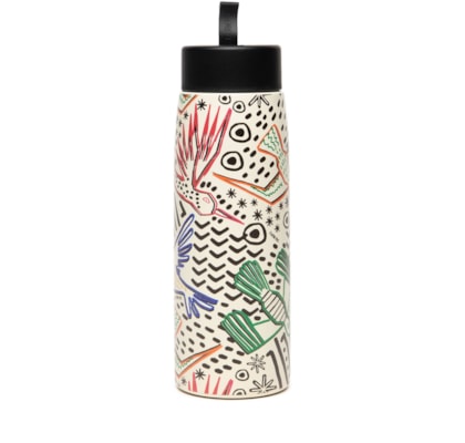 Garrafa Que Sede 500ML Beija Flor Urbano - Branco