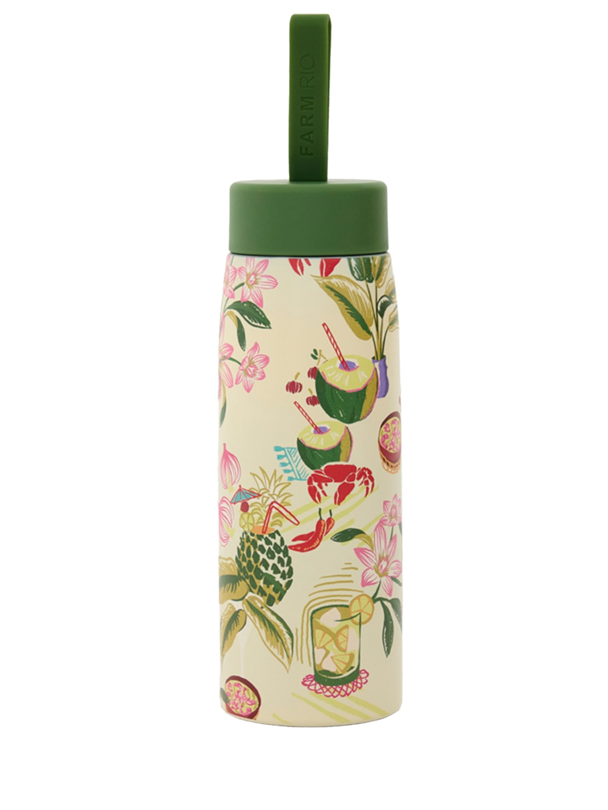 Garrafa Que Sede 500ML Comida De Praia - Branco