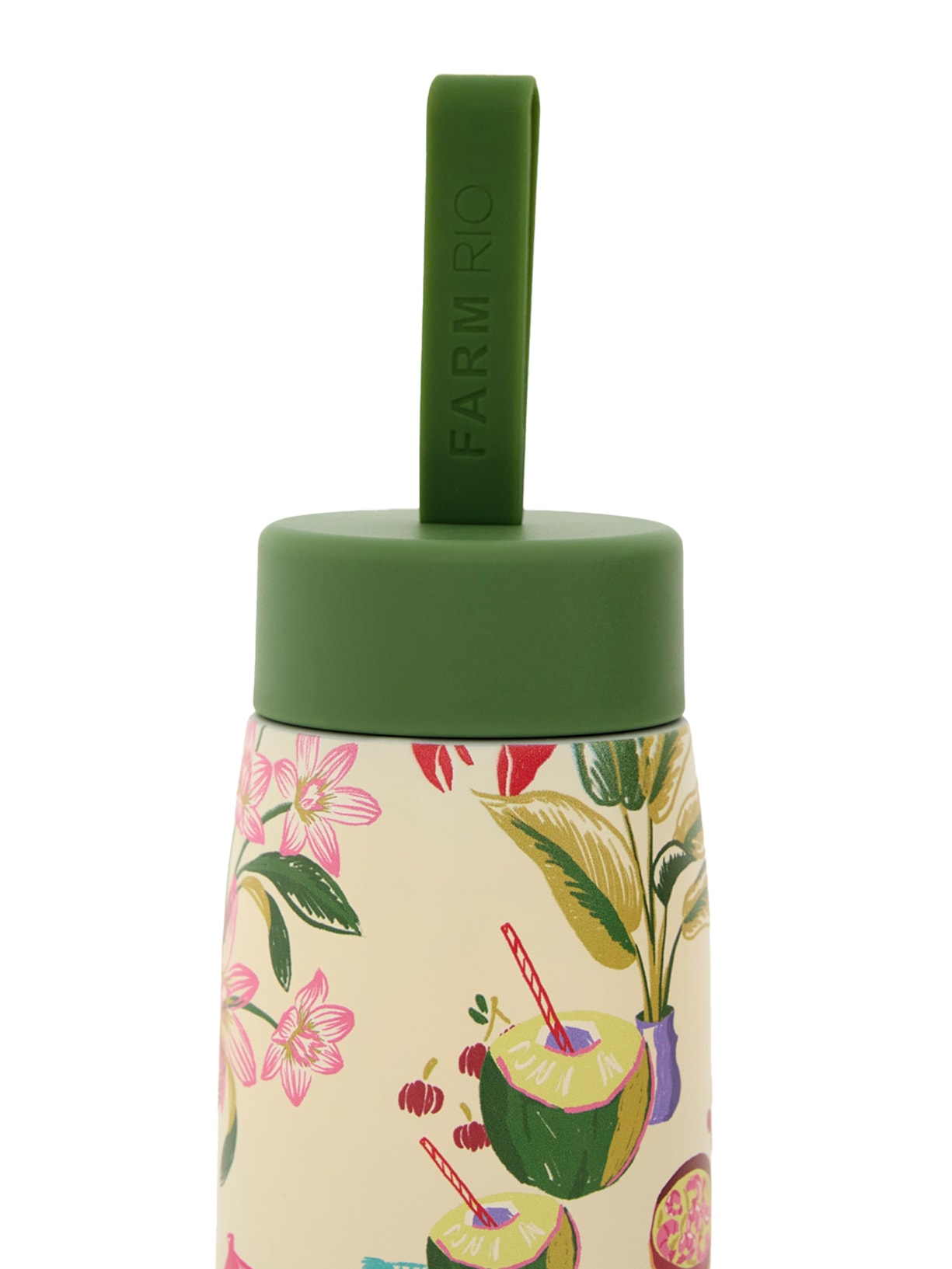 Garrafa Que Sede 500ML Comida De Praia Branco Farm Etc