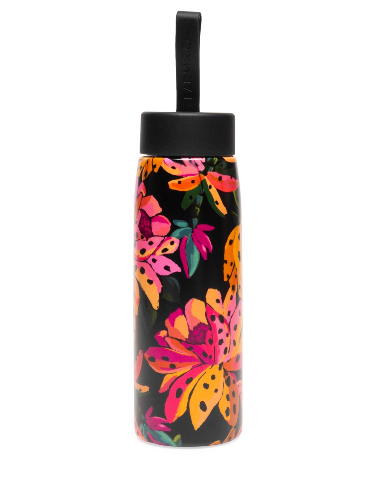 Garrafa Que Sede 500ML Flor De Banana - Preto