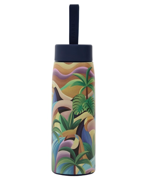 Garrafa Que Sede 500ML Montanha - Azul