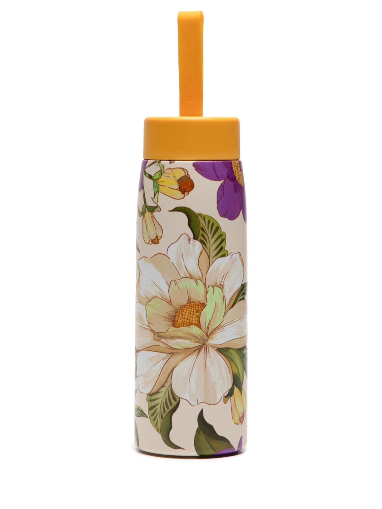 Garrafa Que Sede 500ML Pássaro Em Flor - Amarelo