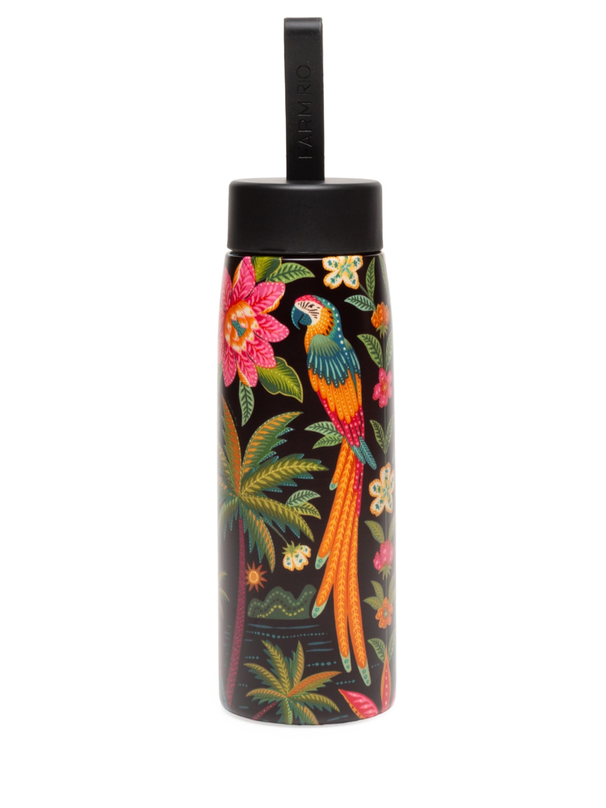 Garrafa Que Sede 500ML Samba Das Araras - Preto