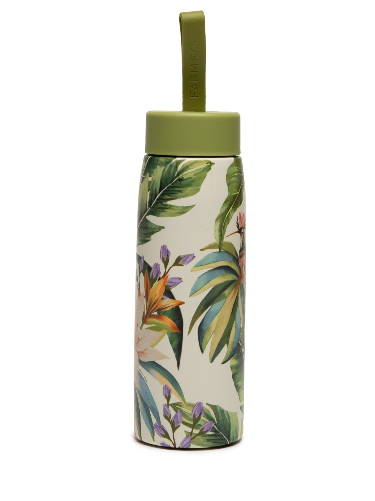 Garrafa Que Sede 500ml Tropicália - Branco