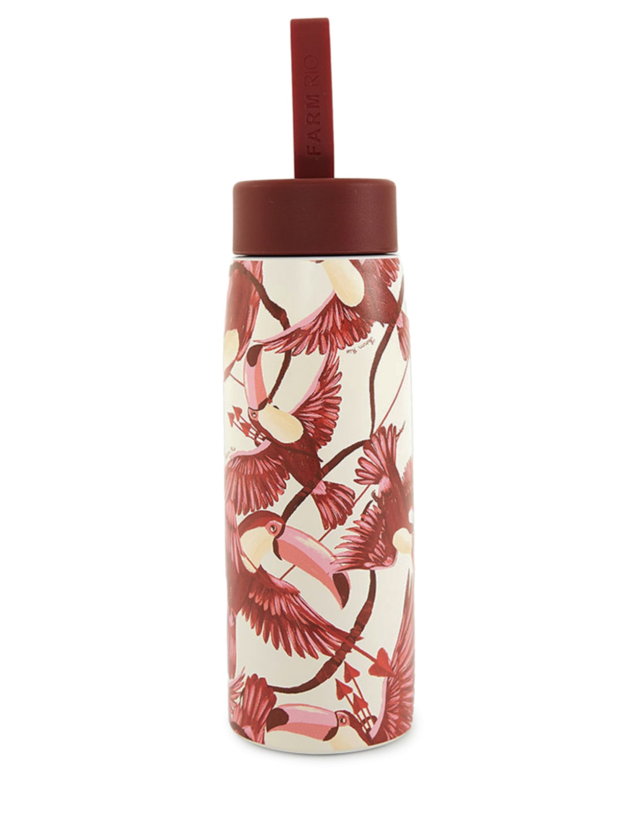 Garrafa Que Sede 500ML Tucano Cupido Vermelho Farm Etc