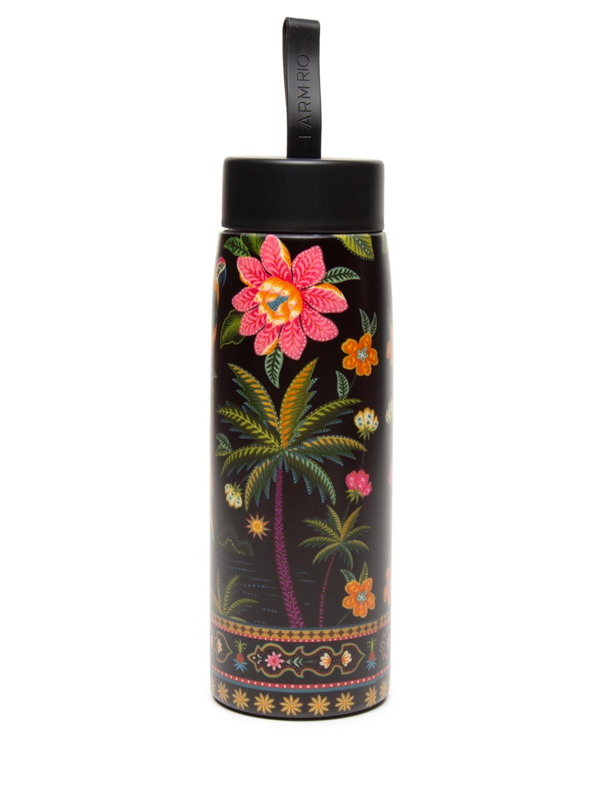 Garrafa Que Sede 750 ML Samba Das Araras Preto Farm Etc