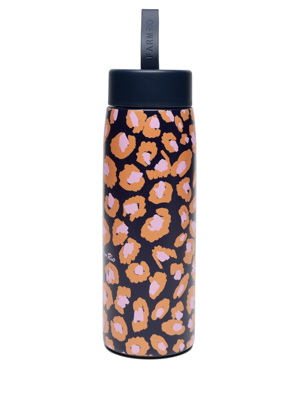 Garrafa Que Sede 750ml Leopard Pop Azul Farm Etc