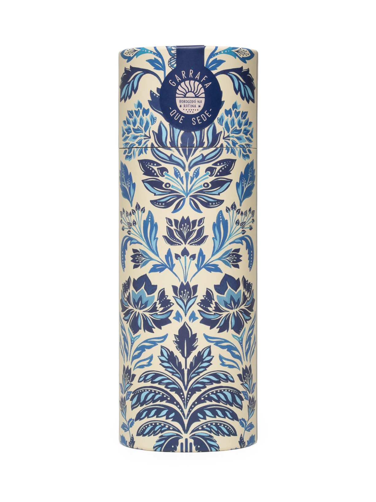 Garrafa Que Sede Encanto Tropical 500ML Azul Farm Etc