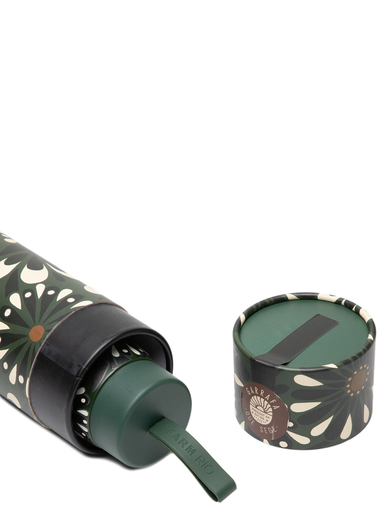 Garrafa Que Sede Florejo 500ml Verde  Farm Etc