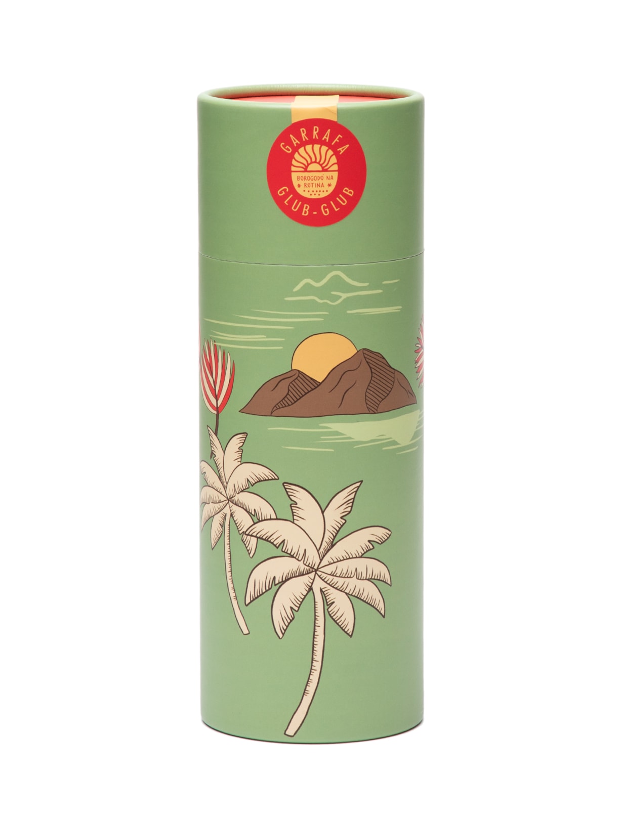 Garrafa Que Sede Revoada Tropical 500ml - Verde