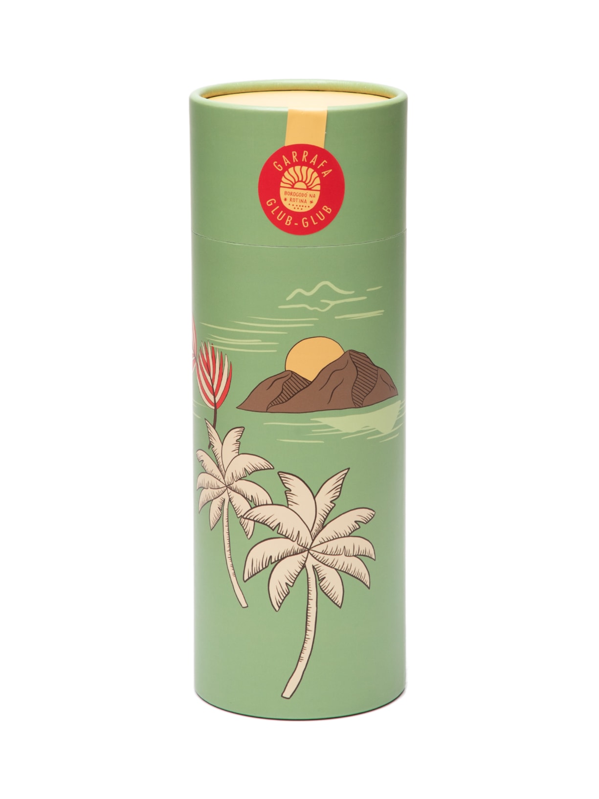 Garrafa Que Sede Revoada Tropical 750ml - Verde
