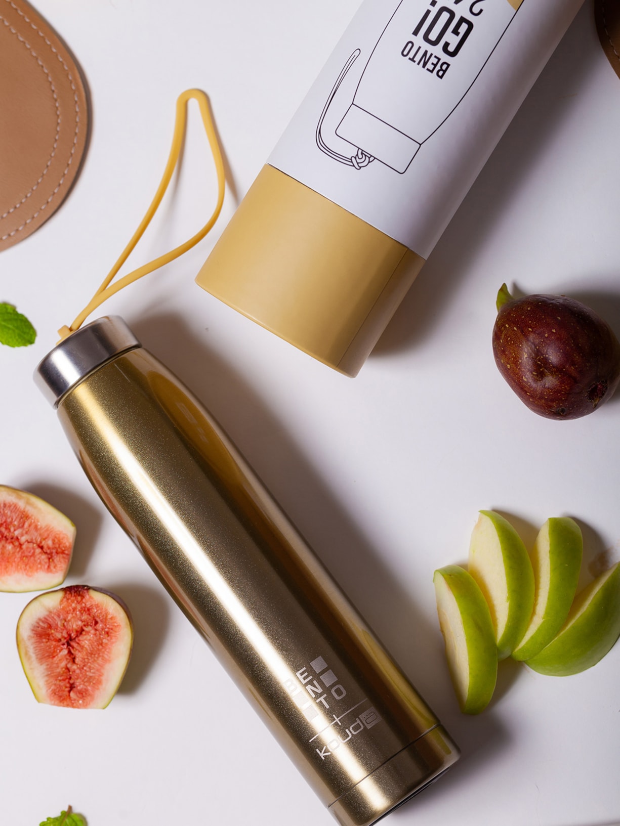 Garrafa Térmica 500ml Bento Go! Dourado Kouda