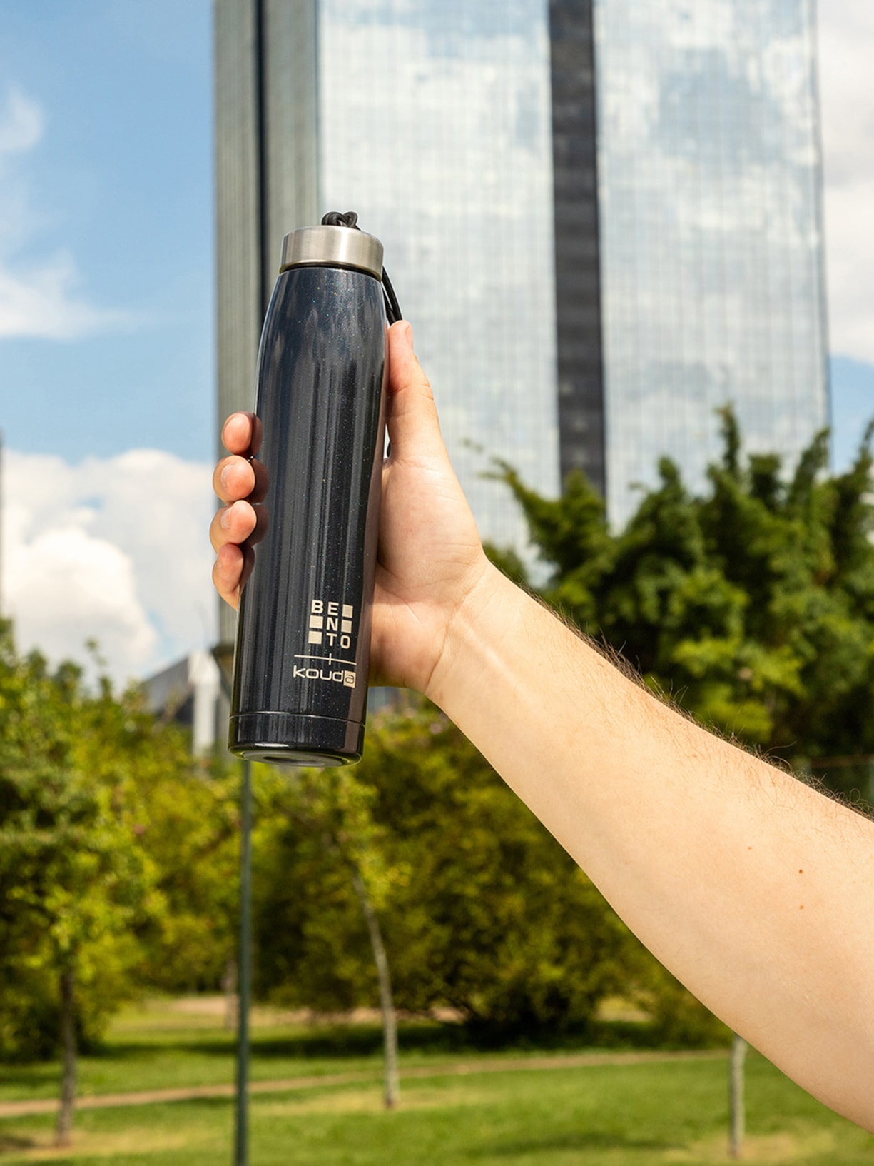 Garrafa Térmica 500ml Bento Go! Preto Kouda