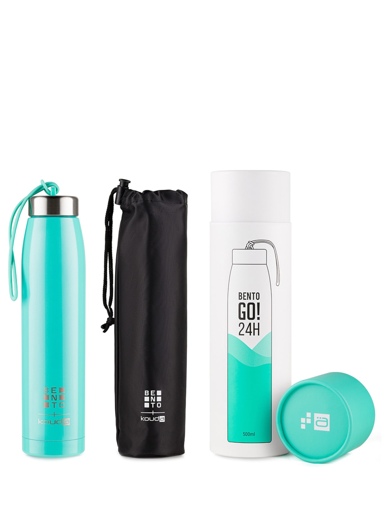 Garrafa Térmica 500ml Bento Go! Verde Kouda