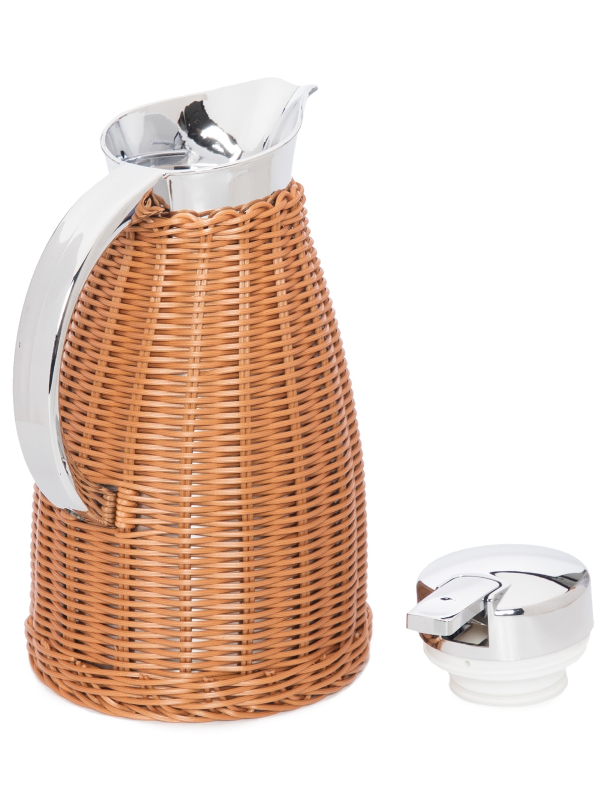 Garrafa Térmica Aço lnox Marrom Wolff