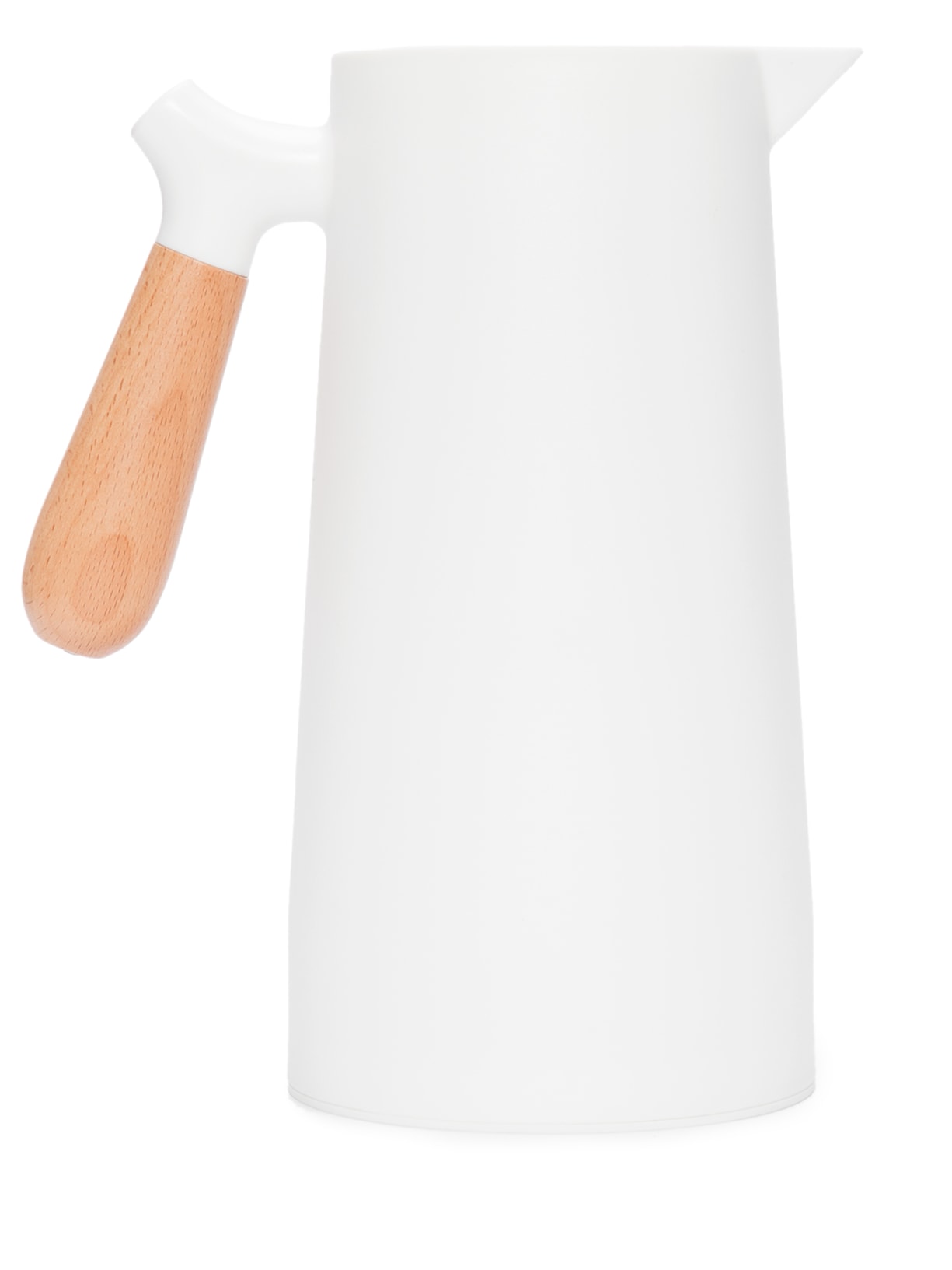 Garrafa Térmica Cabo Madeira Nórdica 1l Em Plástico - Branco