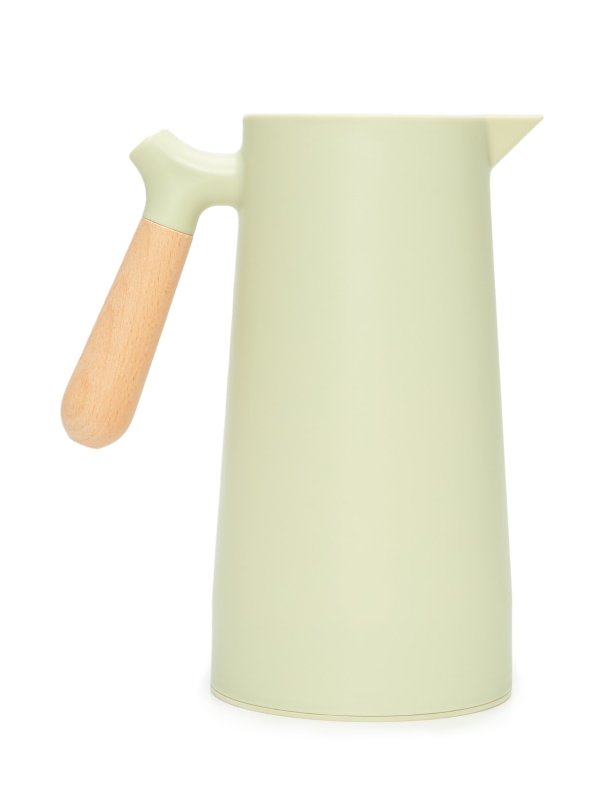 Garrafa Térmica Com Cabo Madeira Nórdica 1l Em Plástico 1 Unidade - Verde