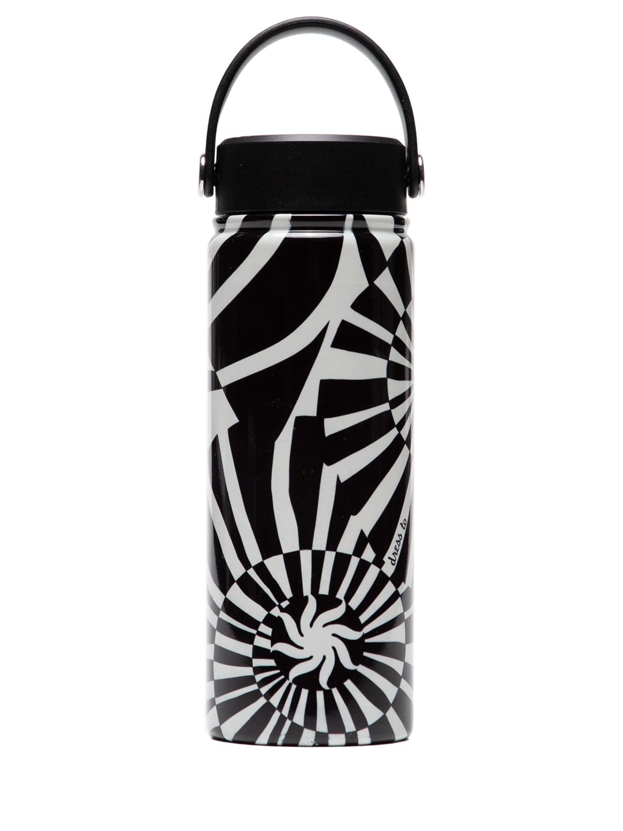 Garrafa Térmica Estampa Infinito - Preto