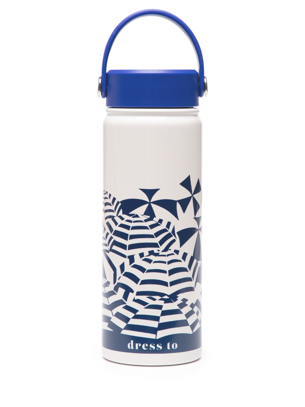 Garrafa Térmica Estampa Ombrelone - Azul