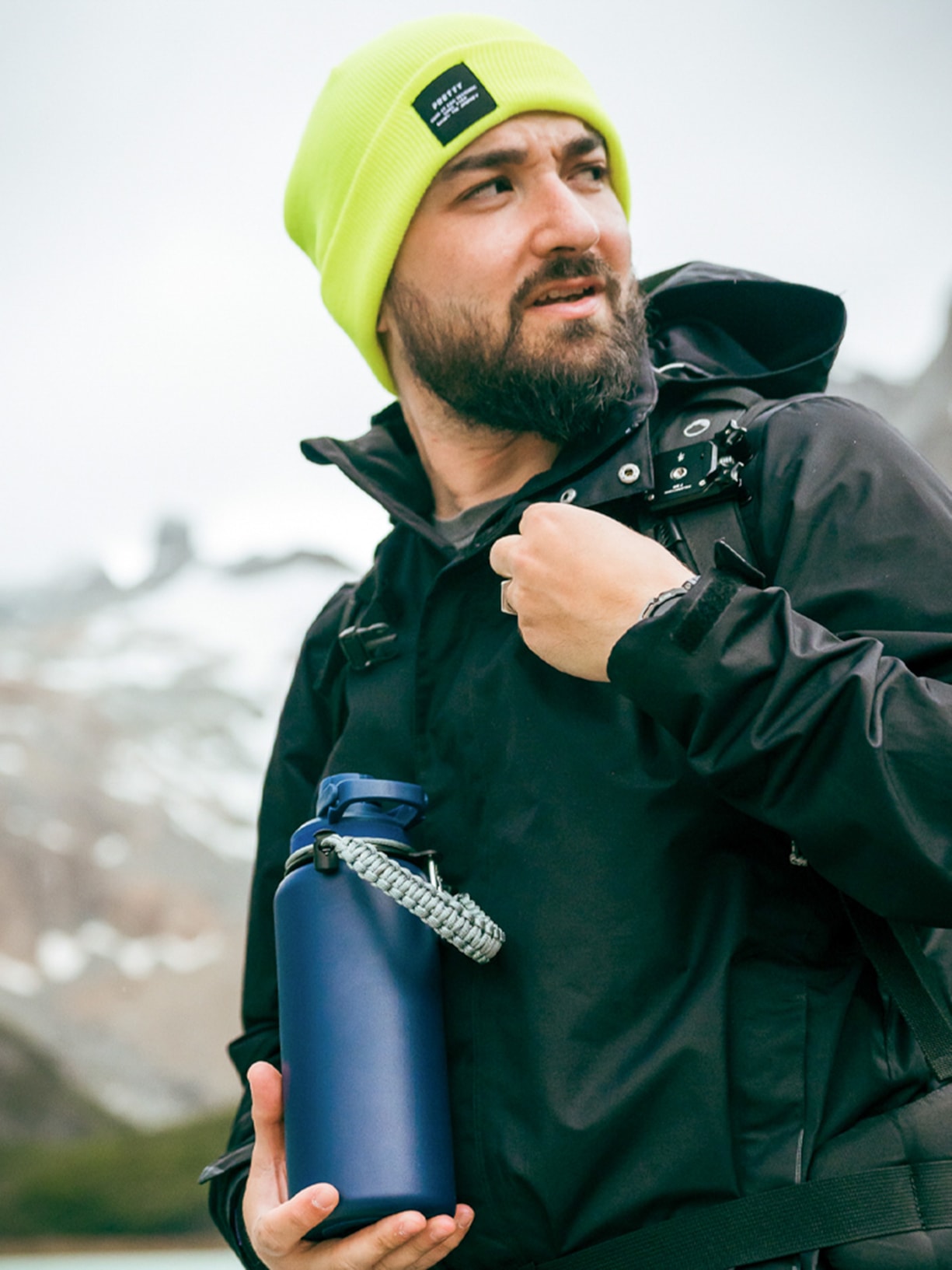 Garrafa Térmica Hydra 950ml Azul Pacco