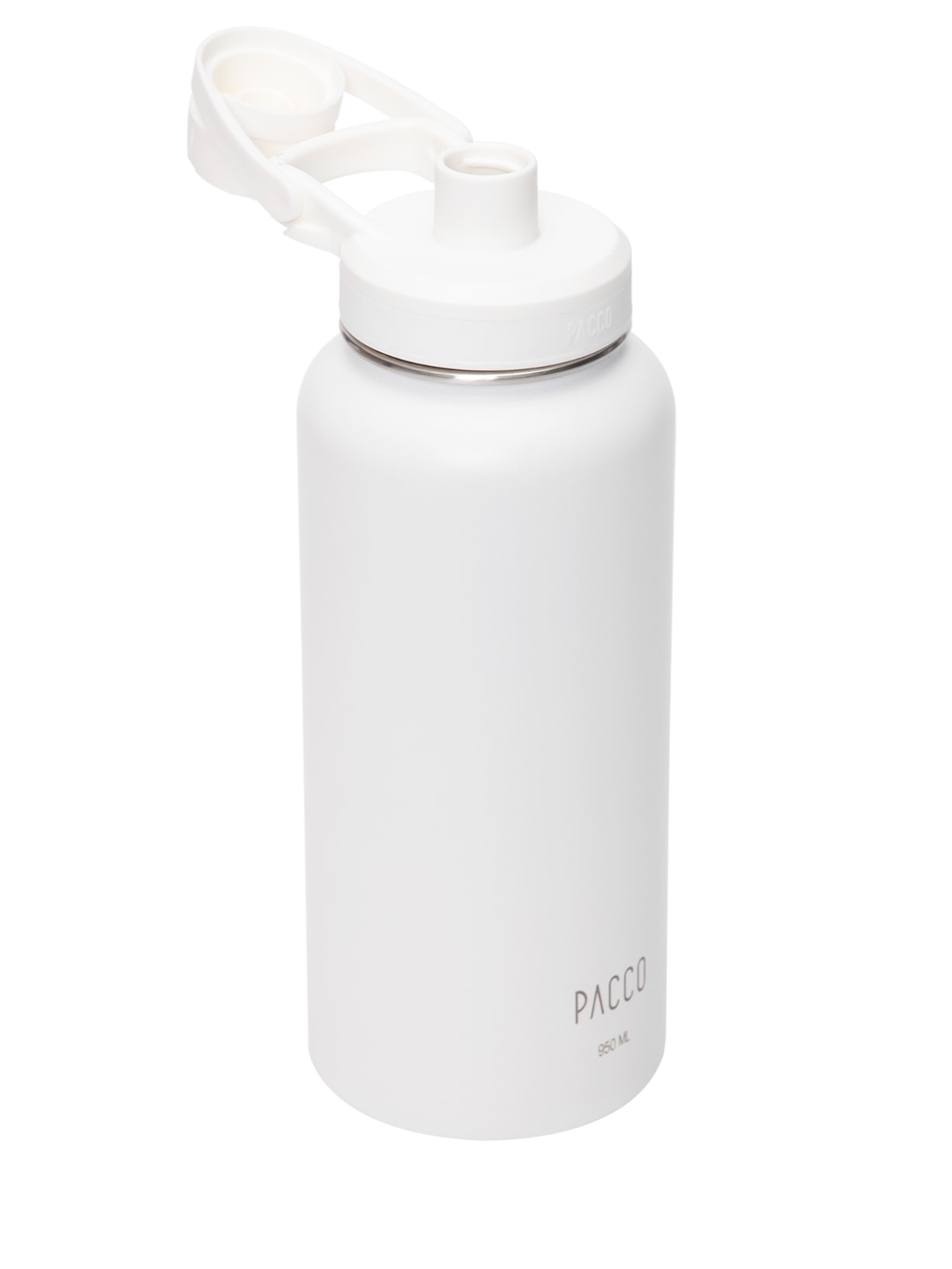 Garrafa Térmica Hydra Em Aço 950ml Branco Pacco