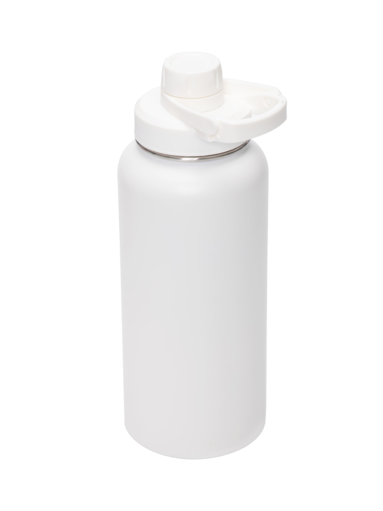 Garrafa Térmica Hydra Em Aço 950ml Branco Pacco