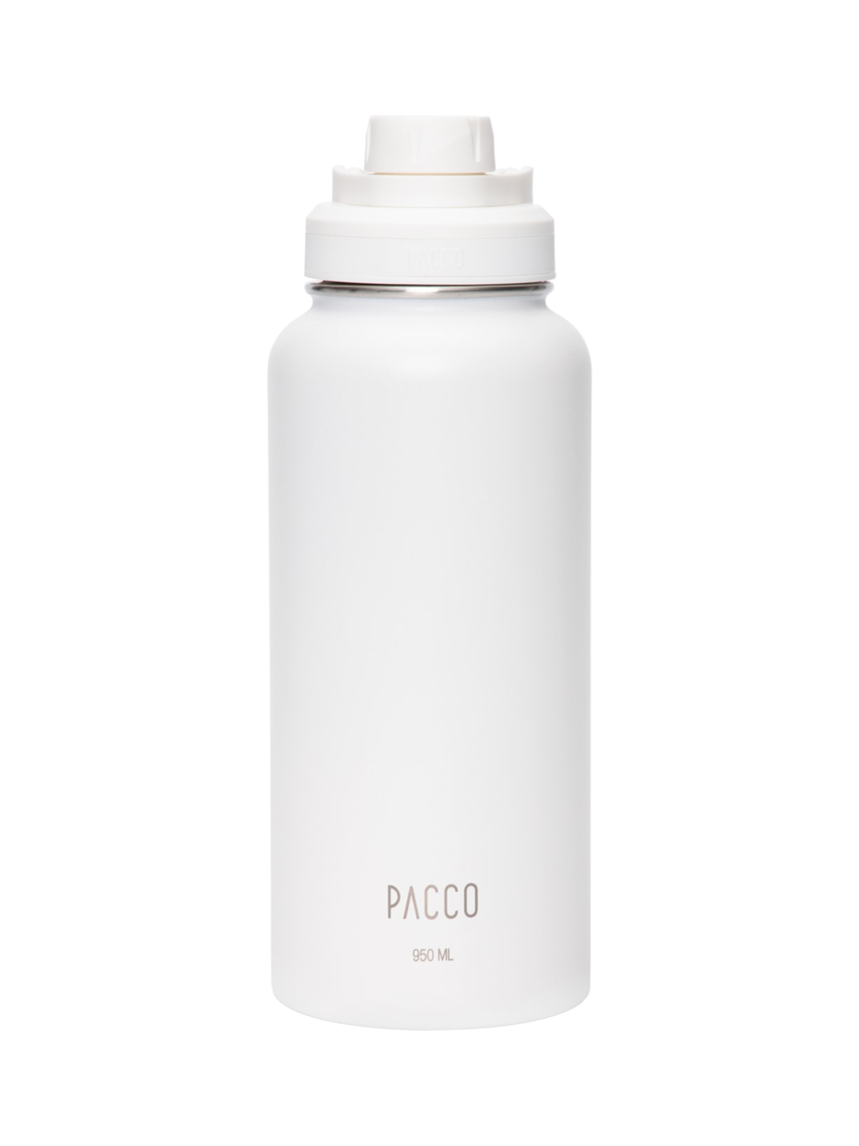 Garrafa Térmica Hydra Em Aço 950ml Branco Pacco